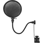 Gear4Music Microfoon Pop Filter scherm voor Mic Standaard van