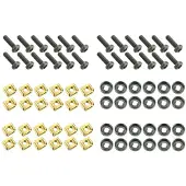 Adam hall M6 x 20 mm Screw With Cage Nut And Washer 24 Pcs