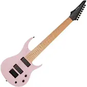G4M 529 8-snarige Elektrische Gitaar Flamingo Neon
