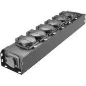 Adam hall Proport IP54 Rated Power Strip 6 EU Sockets