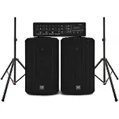 SubZero SZPA-410 175W 10" PA System with Stands