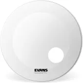 Evans BD22RGCW EQ3 RESONANT WHITE COATED BASS DRUM HEAD 22 INCH