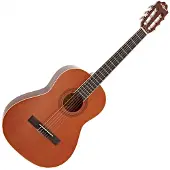 Gear4Music Deluxe 3/4 Classical Guitar by Natural