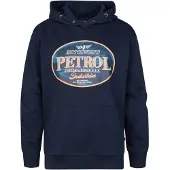 Petrol Industries Sweatshirt 'Obregón ' navy / petrol / lichtoranje