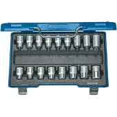 Gedore 6129520 6129520 Dopsleutelinzetset 1/2 (12.5 mm) 17-delig