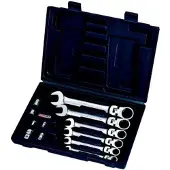 Ks Tools 503.4867 503.4867 Ring-steeksleutelset Sleutelbreedte (metrisch) 8 - 53 mm