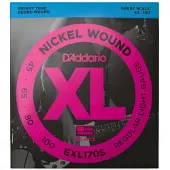 Daddario 4er bas XL nikkel 45-100 45-65-80-100, EXL170S - Snarenset voor 4-string basgitaar