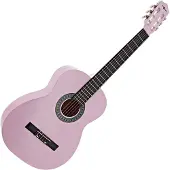Gear4Music Classical Guitar by Pink