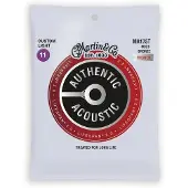 Martin strings MA175T AUTHENTIC TREATED CUSTOM LIGHT 80/20 BRONZE CUSTOM LIGHT 11-15-23-32-42-52
