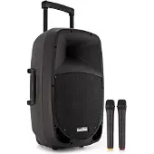 SubZero P12 Portable PA Speaker with Bluetooth & Wireless Mics