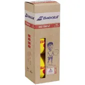 Babolat Red Foam Tennis Balls Box Geel 24 x 3 Balls