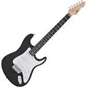 Gear4Music LA Elektrische Gitaar van Zwart