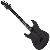 Gear4Music LA Select Modern Linkshandig Gitaar van Blackout