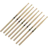 Promark Rebound 5B Hickory Drumsticks Acorn Wood Tip 2 Pair Value Bundle
