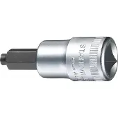 Stahlwille Dopsleutelbit | 1/2 inch binnen-6-kant, met nok | sleutelwijdte 10 mm | lengte 60 mm | 1 stuk - 03070010 03070010