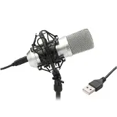 Tie Studio USB Condenser Microphone (Silver) - USB microfoon