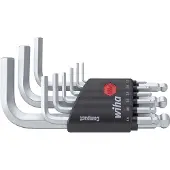 Wiha Zeskant Haakse schroevendraaierset 1.5 mm, 2 mm, 2.5 mm, 3 mm, 4 mm, 5 mm, 6 mm, 8 mm, 10 mm 1.5 mm 9-delig