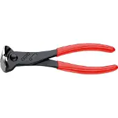 Knipex Voorsnijtang | Kunststof bekleed | Zwart geatramenteerd | Lengte 180 mm - 68 01 180 EAN
