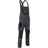 Kübler Werkbroek, BODYFORCE tuinbroek, antraciet/zwart, maat 50 (50)