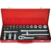 Ks Tools 917.4024 Dopsleutelset Metrisch 1/2 (12,5 mm) 24-delig