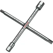 Rothenberger Sanitairkruissleutel | 220 x 220 mm | 10-voudige functie | 1 stuk - 351043 351043