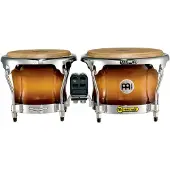 Meinl Percussion Free Ride Wood Bongos Gold Amber Sunburst