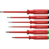 PB Swiss Tools Schroevendraaiserset SL/PZ 6 delig VDE