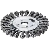 Lessmann spiraalborstel voor krullen, diameter 115 mm, met stalen borstelharen