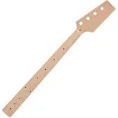 Gear4Music Guitarworks Bass Guitar Neck Maple