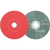 PFERD TOOLS 64193106 Combiclick keramische korrel fiberschijf Ø 125 mm CO-COOL 60 voor roestvrij staal Diameter 125 mm