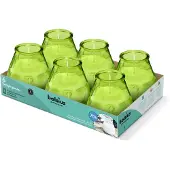 Bolsius - Twilight - Kaars in glas - Patio - Lime - Tray 6 - 70 branduren