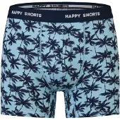 Happy Shorts Boxershorts navy / turquoise / lichtblauw