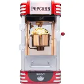 SOGO Human Technology PAL-SS-11350 Popcornmaker Zilver-rood