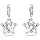 Swarovski Dames Oorknoppen Metaal - Zilverkleurig