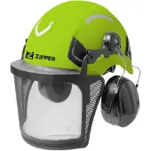 Zipper ZI-FHPROFI ZI-FHPROFI Boshelm EN 397, EN 397:2012, EN 1731:2006, EN 352-3:2002 Groen, Zwart