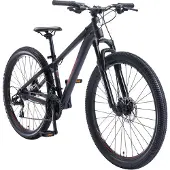 Bikestar 27.5 inch, 21 speed hardtail Sport MTB, zwart / rood