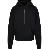 Merchcode Sweatshirt 'Think Different' zwart / wit