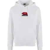 Mister tee Sweatshirt 'California Bear' rood / zwart / wit