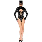 Black Level Black Velvets - bodysuit met lange mouwen - zwart - Batwoman