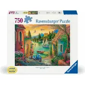 Ravensburger legpuzzel Idyllic Lake Como - 750 XL stukjes volwassenen.