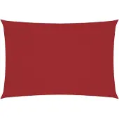 vidaXL Zonnescherm rechthoekig 3x6 m oxford stof rood