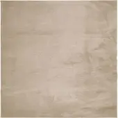 vidaXL Vloerkleed HUARTE laagpolig zacht wasbaar 200x200cm zandkleurig