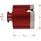 Rotec Diamantboorkroon | PREMIUM | M14-opname | Ø25x45 - 757.5025