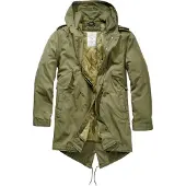 Brandit Tussenparka 'M51 US' olijfgroen