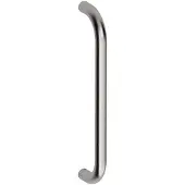Hardbrass Voordeurgreep Atlanta handgreep 220x20mm. - RVS