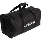 Adidas Sporttas 'Linear Duffel' zwart / wit