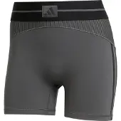 Adidas Sportbroek 'Hyperglam' donkergrijs / zwart