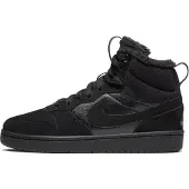 Nike Court Borough Mid 2 Sneakers Junior Zwart 38
