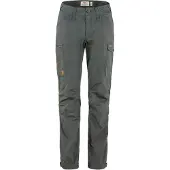 Fjällräven - Women's Kaipak Trousers Curved - Trekkingbroek 36 - Fixed Length, grijs