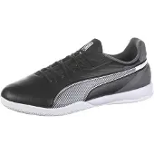 Puma King Match Zaalvoetbalschoenen (IN) Zwart Wit Grijs